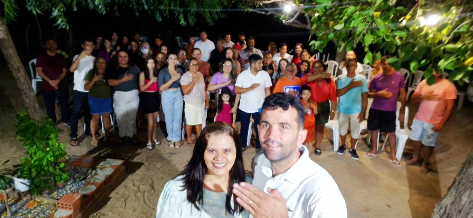 Professora Márcia Simone anuncia engenheiro Manassés Rocha como pré-candidato a vice-prefeito